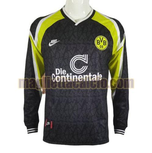 manica lunga maglia borussia dortmund uomo seconda 1995 1996