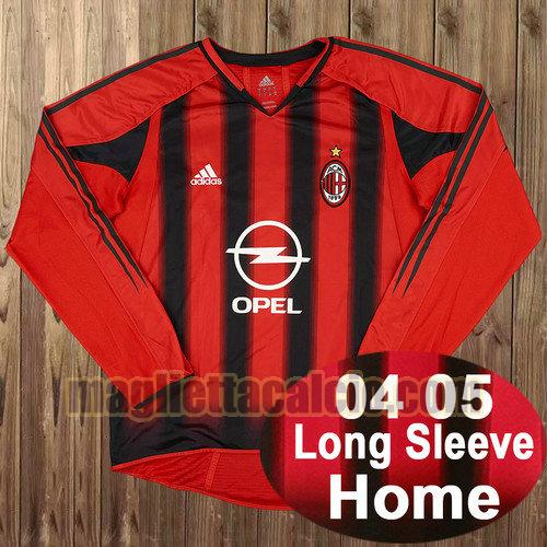 manica lunga maglia prima ac milan uomo 2004 2005