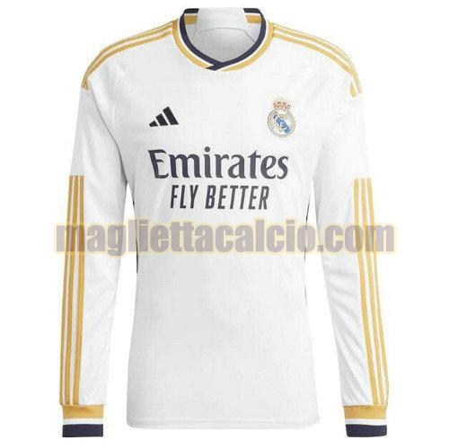 manica lunga maglia prima real madrid uomo 2024-2025