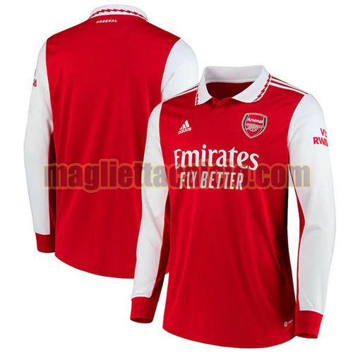 maniche lunghe maglia arsenal uomo prima 2022-2023