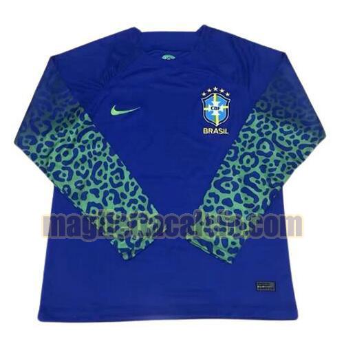 maniche lunghe maglia brasile uomo seconda 2022