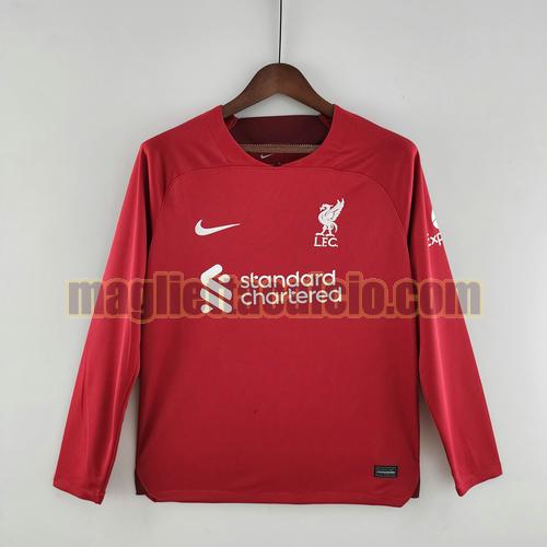 maniche lunghe maglia liverpool uomo prima 2022-2023