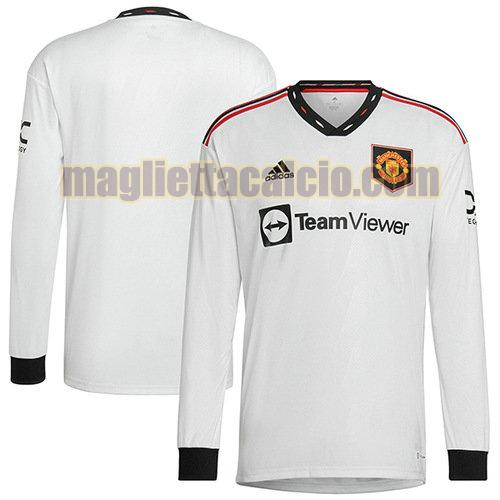 maniche lunghe maglia manchester united uomo seconda 2022-2023