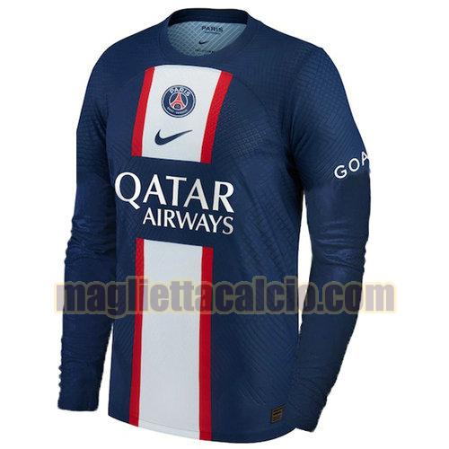 maniche lunghe maglia paris saint germain uomo prima 2022-2023