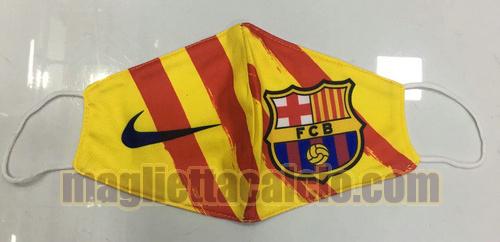maschere giallo rosso barcellona 2020-2021