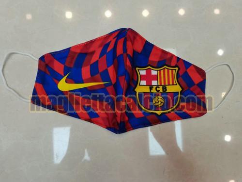 maschere rosso blu a barcellona 2020-2021
