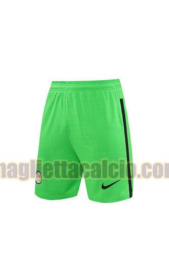 pantaloncini inter milan uomo verde portiere 2020-2021