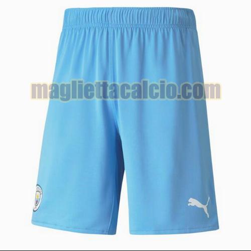 pantaloncini manchester city uomo prima blu 2021-2022