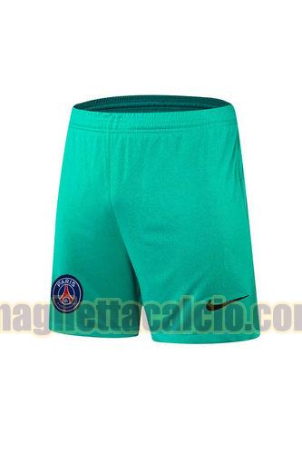 pantaloncini paris saint germain uomo blu verde portiere 2020-2021