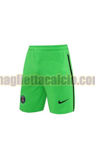 pantaloncini paris saint germain uomo verde portiere 2020-2021