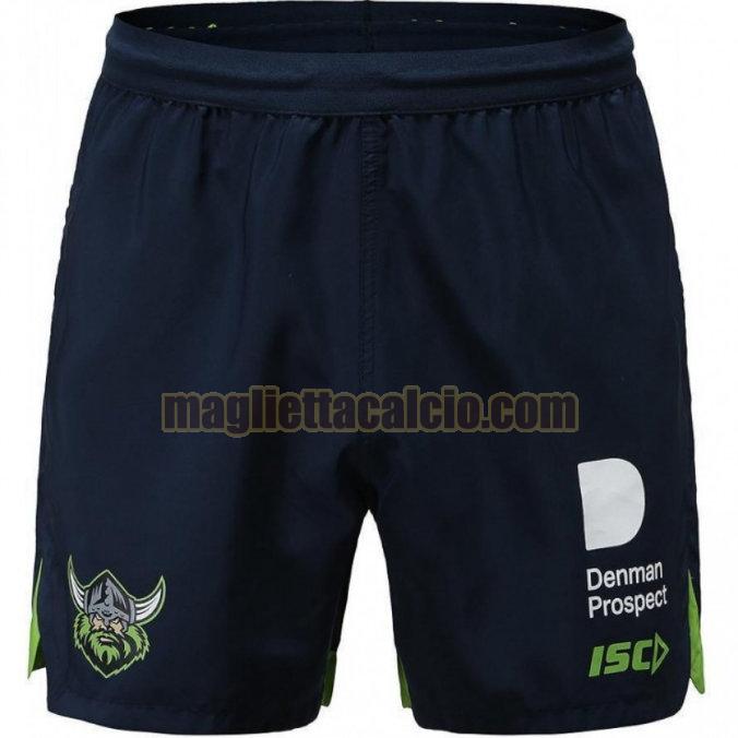 pantaloncini rugby calcio verde canberra raiders uomo formazione 2020