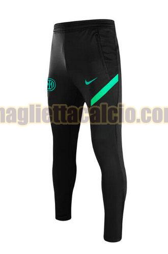 pantaloni della tuta inter milan uomo nero verde 2021-2022