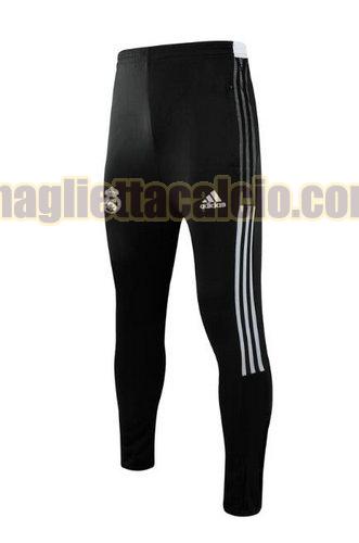 pantaloni della tuta real madrid uomo nero bianco 2021-2022