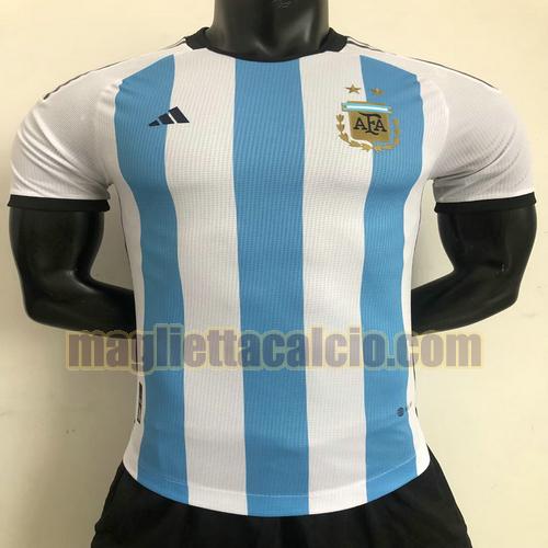 player version maglia blu bianco argentina uomo prima 2022-2023