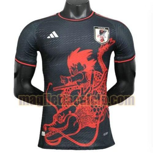 player version maglia goku special edition giappone uomo nero rosso drago 2024-2025