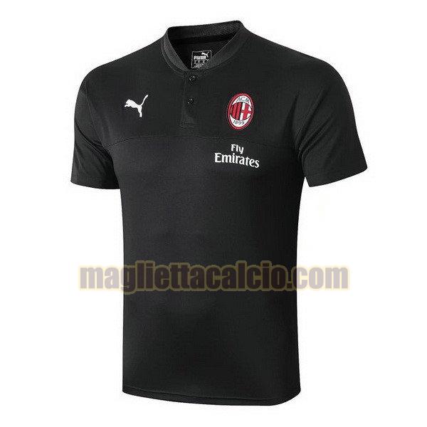 polo ac milan uomo nero 2019-2020