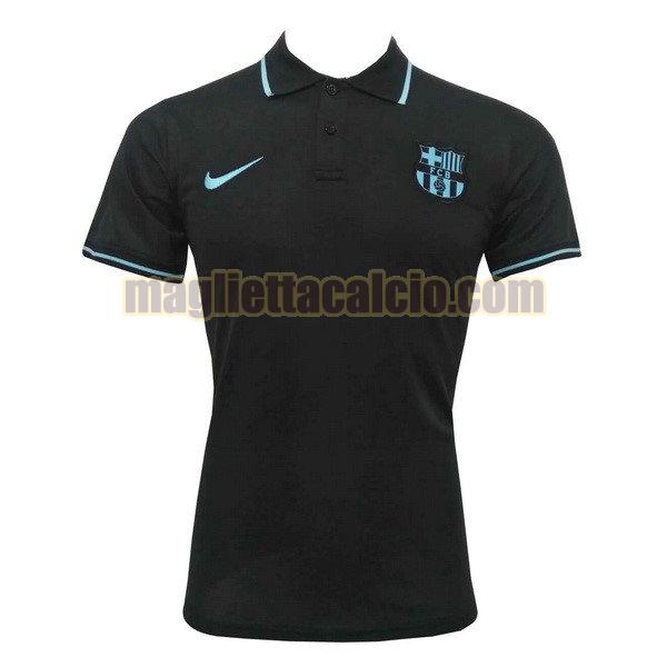 polo barcellona uomo nero 2019-2020