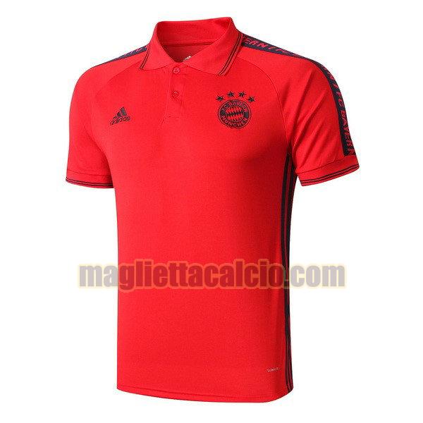 polo bayern monaco uomo rosso 2019-2020