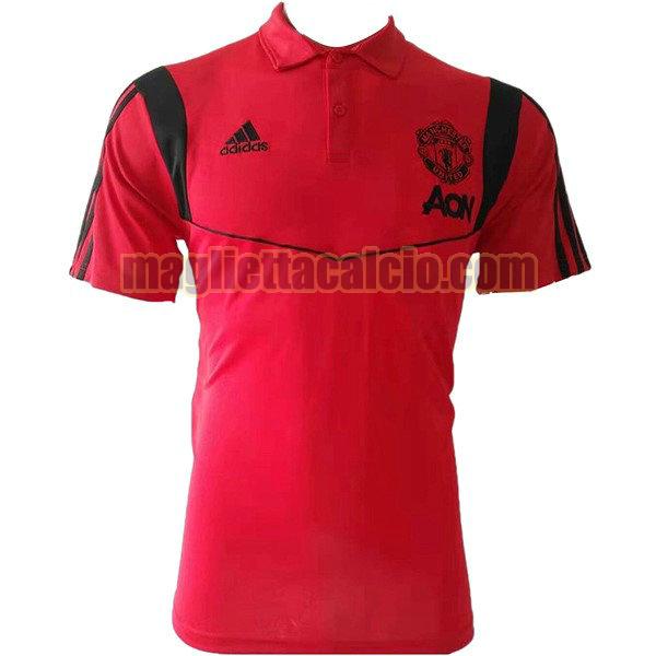 polo manchester united uomo rosso 2019-2020