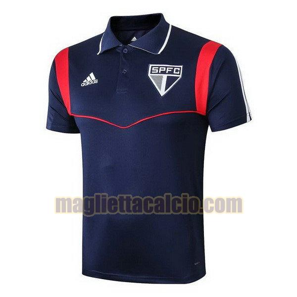 polo san paolo uomo blu rosso 2019-2020