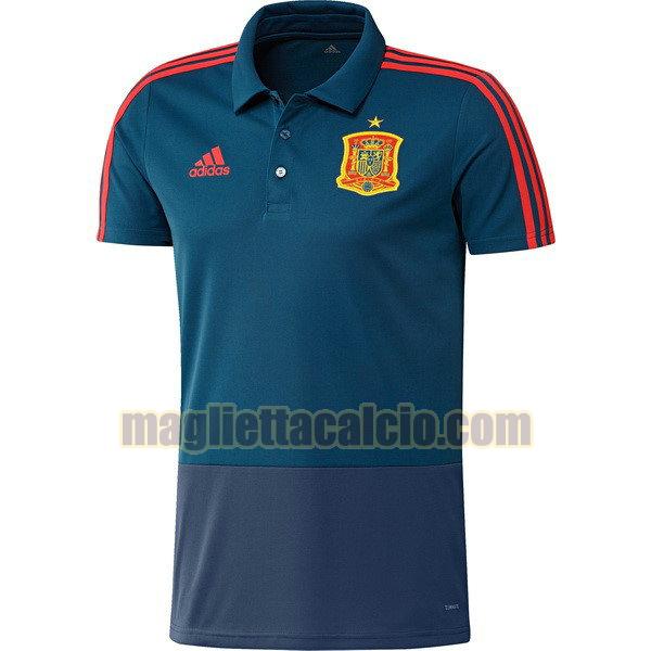 polo spagna uomo blu 2018