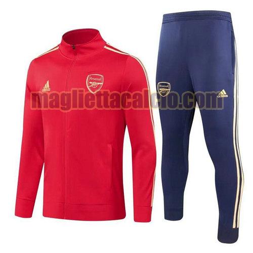 set sportivo da calcio 231015 arsenal uomo rosso 2023-2024