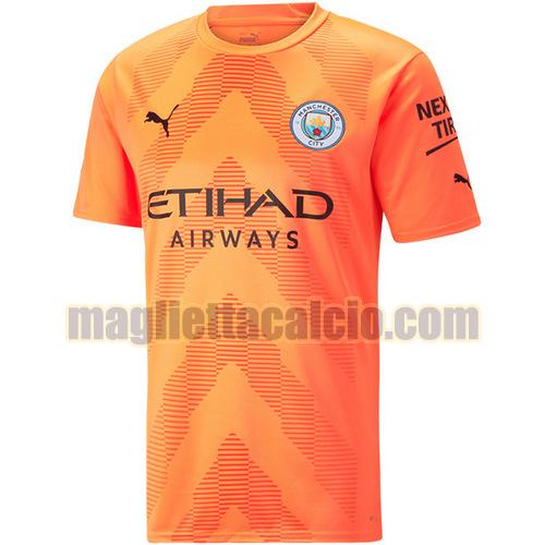 thailandia maglia arancia manchester city uomo portiere 2022-2023