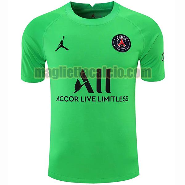 thailandia maglia paris saint germain uomo portiera verde 2021-2022