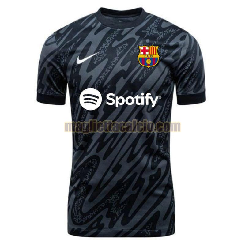 thailandia maglia portiere barcellona uomo nero 2024-2025