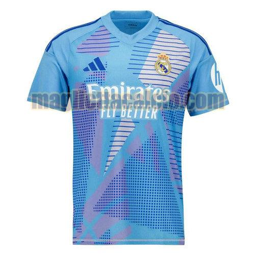 thailandia maglia portiere real madrid uomo blu 2024-2025