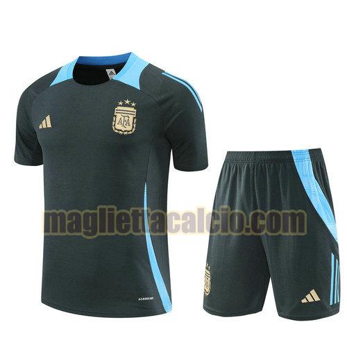 training maglie calcio completo argentina uomo grigio scuro 2024-2025