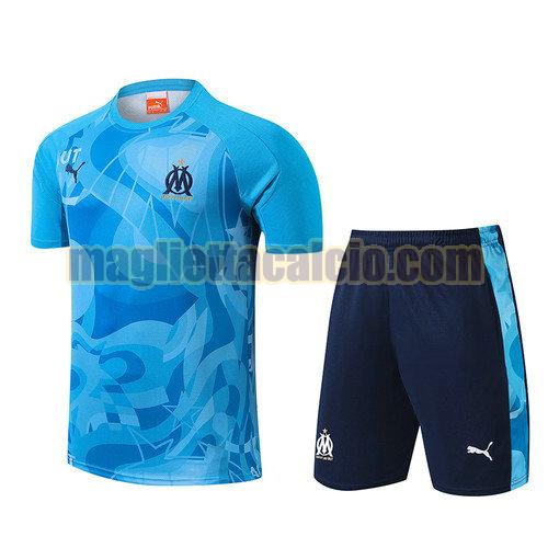 training maglie calcio completo olympique marsiglia uomo blu colorato 2024-2025