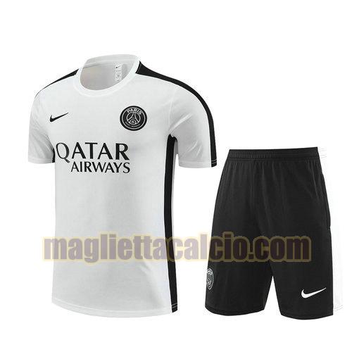 training maglie calcio paris saint germain uomo bianco 2023-24