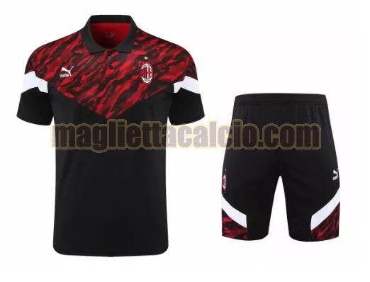 tuta polo ac milan uomo nero 2021-2022