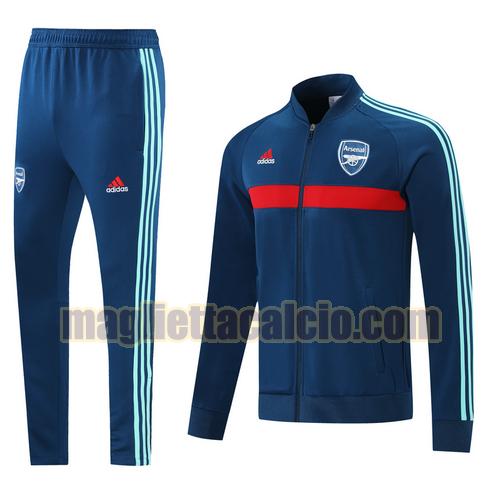 tuta sportiva classico arsenal uomo blu bicolore 2022