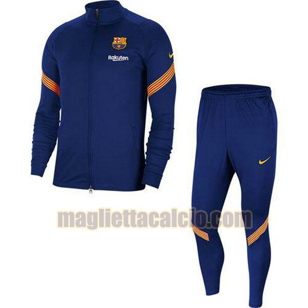 tuta sportiva completo barcellona uomo rosso 2020-21