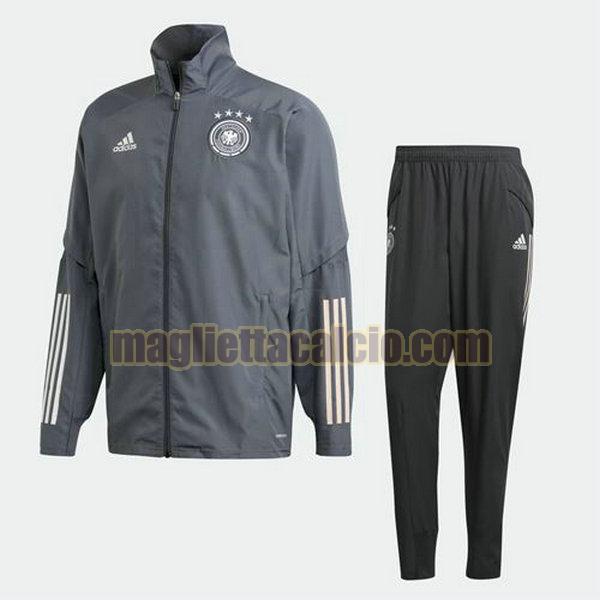 tuta sportiva completo germania uomo grigio 2020-2021