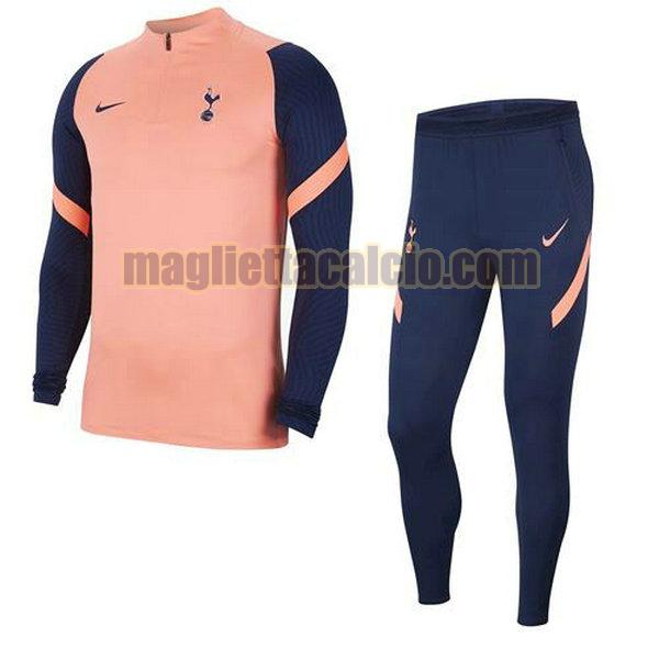 tuta sportiva completo tottenham hotspur uomo arancione 2020-2021