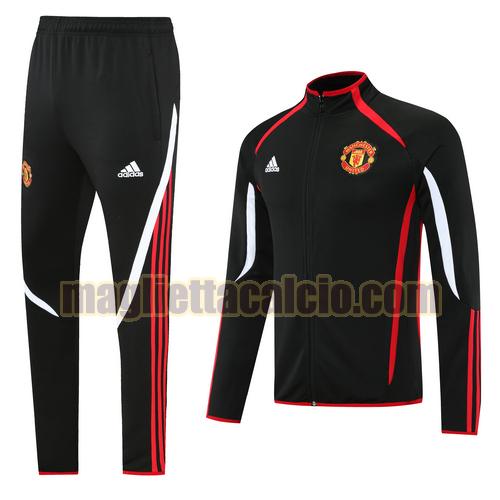 tuta sportiva edizione commemorativa manchester united uomo nero 2022