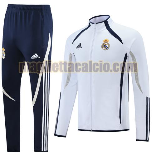 tuta sportiva edizione commemorativa real madrid uomo bianco 2022