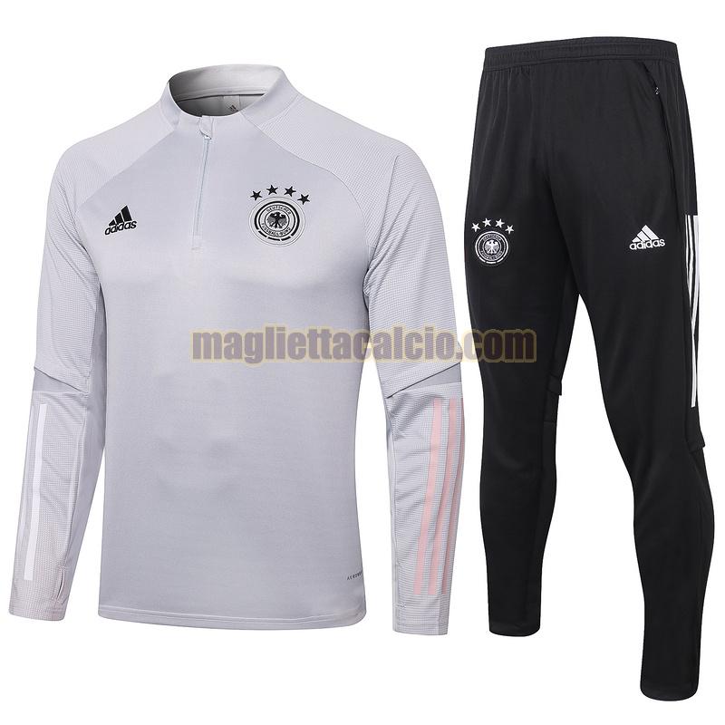 tuta sportiva germania uomo grigio chiaro 2020-2021