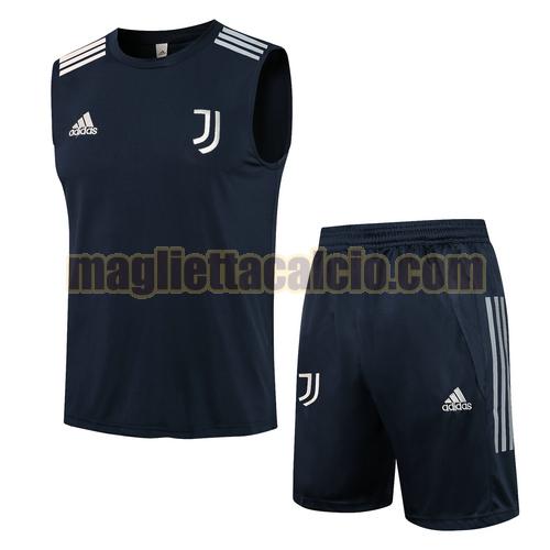 tuta sportiva gilet juventus uomo blu reale 2021-2022