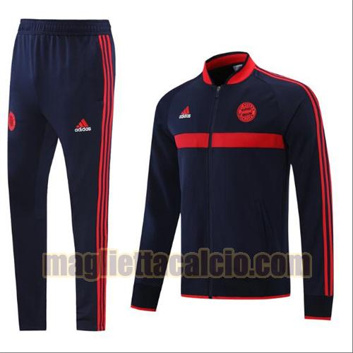 tuta sportiva scollo alto bayern munich uomo blu reale 2021-22