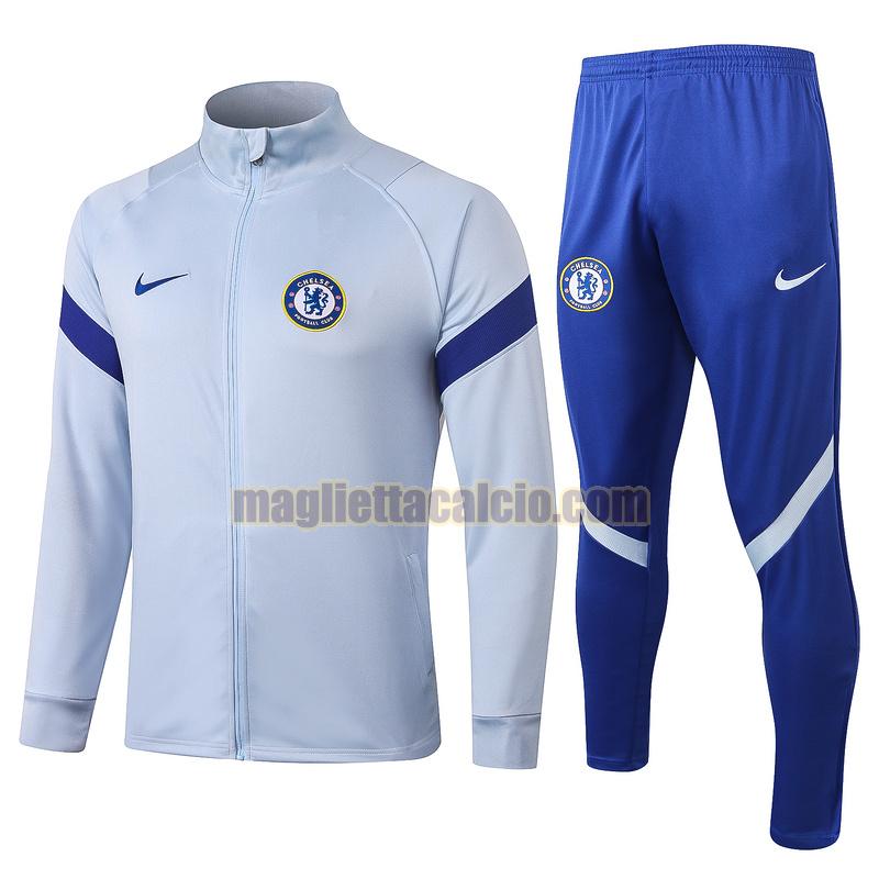 tuta sportiva vendita chelsea uomo grigio 2020-2021