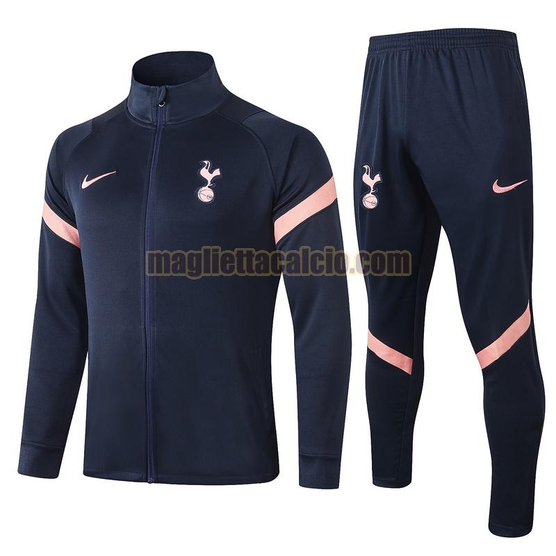 tuta sportiva vendita tottenham hotspur uomo blu reale 2020-2021