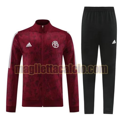 tute calcio 220216a3 bayern monaco uomo rosso 2023-2024