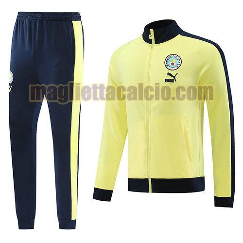 tute calcio manchester city uomo giallo 2023-2024