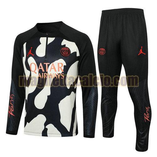 tute calcio paris saint germain uomo black giallo 2024
