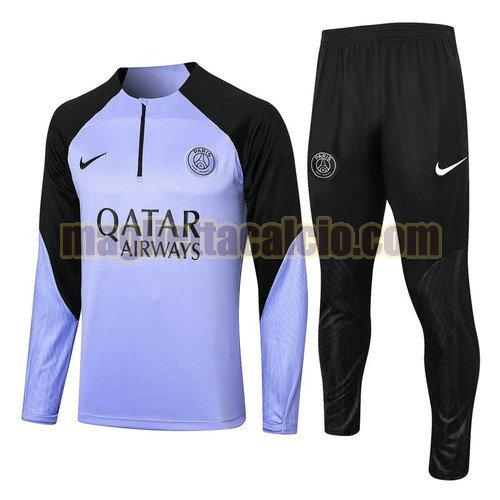 tute calcio paris saint germain uomo viola nero 2024