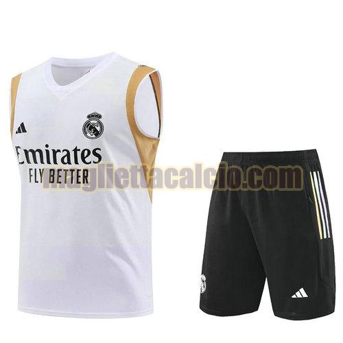 vest maglie real madrid uomo bianco 2023-2024